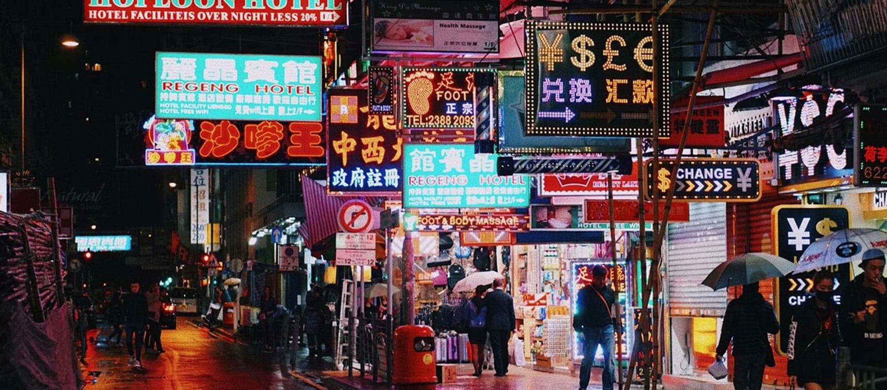 Neon Lights in Hong Kong
