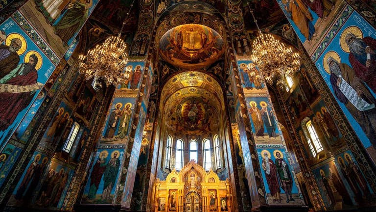 Church of the Savior on Spilt Blood in Moscow, Russia