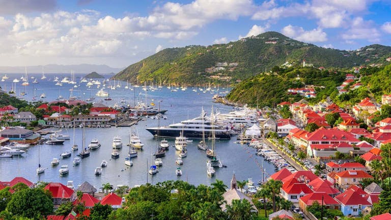 Harbor in St. Barts