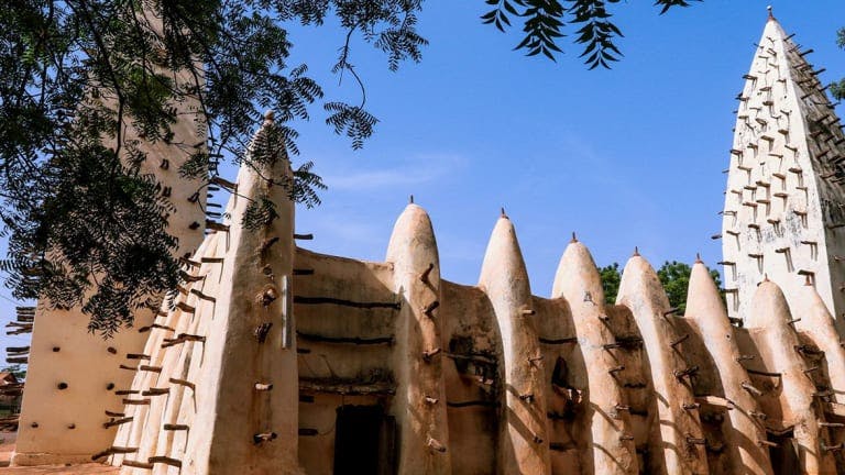 Grand Mosque of Bobo-Dioulasso, Burkina Faso.